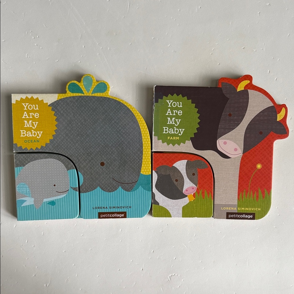 You Are My Baby Children’s Book Set - Ocean and Farm